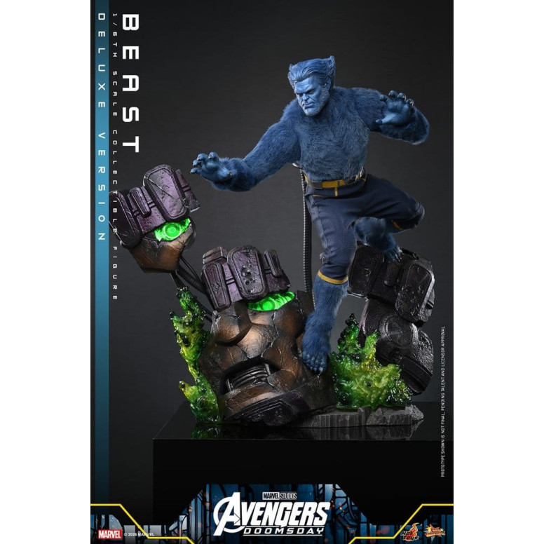 Hot Toys - Beast Deluxe Version MMS, 1/6 Scale - Avengers: Doomsday
