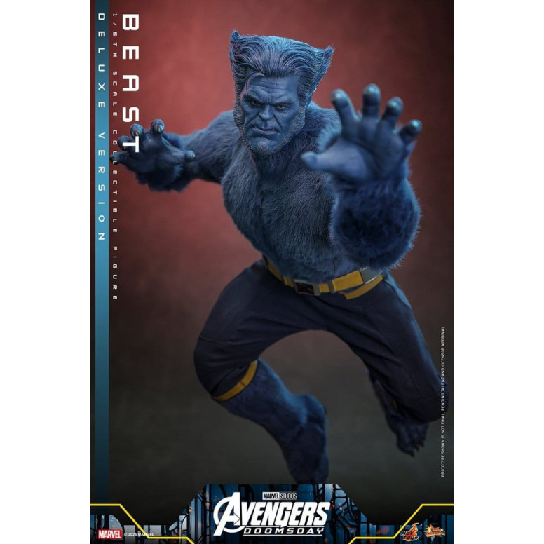 Hot Toys - Beast Deluxe Version MMS, 1/6 Scale - Avengers: Doomsday
