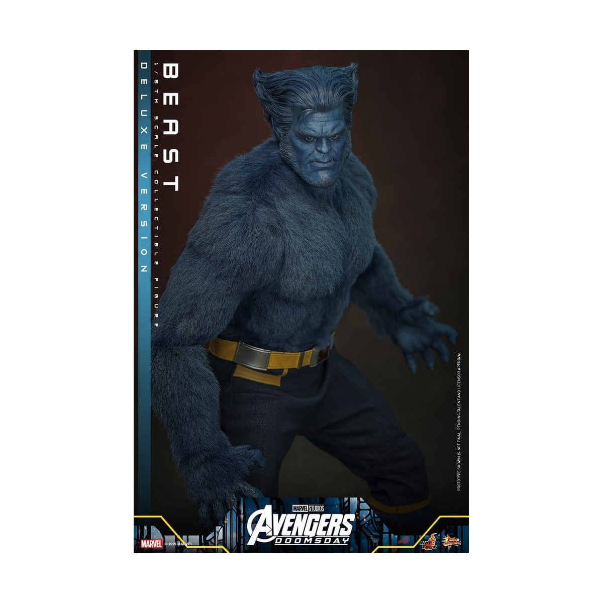 Hot Toys - Beast Deluxe Version MMS, 1/6 Scale - Avengers: Doomsday