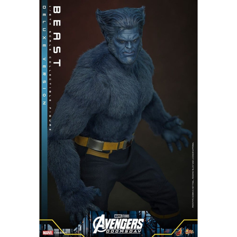 Hot Toys - Beast Deluxe Version MMS, 1/6 Scale - Avengers: Doomsday