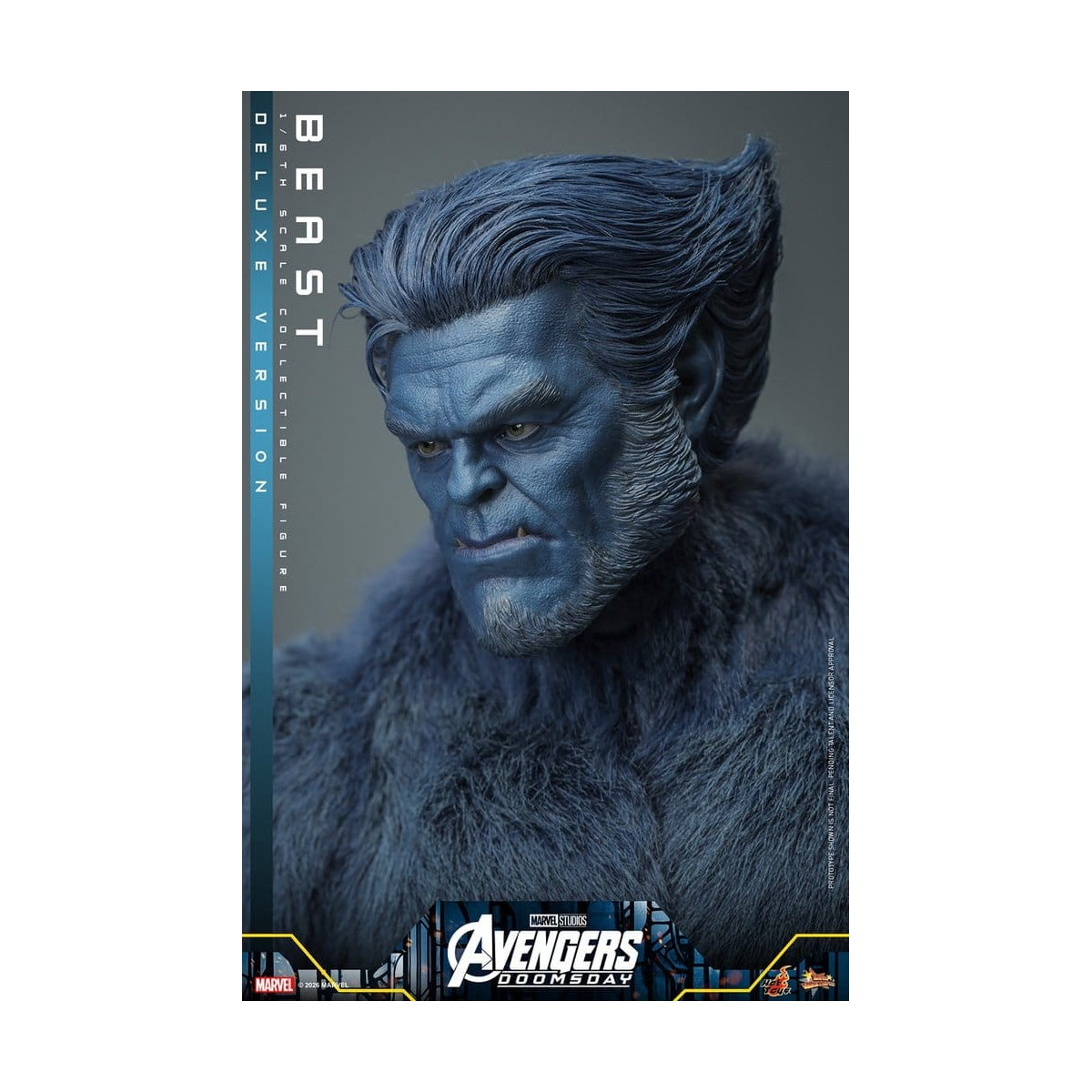 Hot Toys - Beast Deluxe Version MMS, 1/6 Scale - Avengers: Doomsday