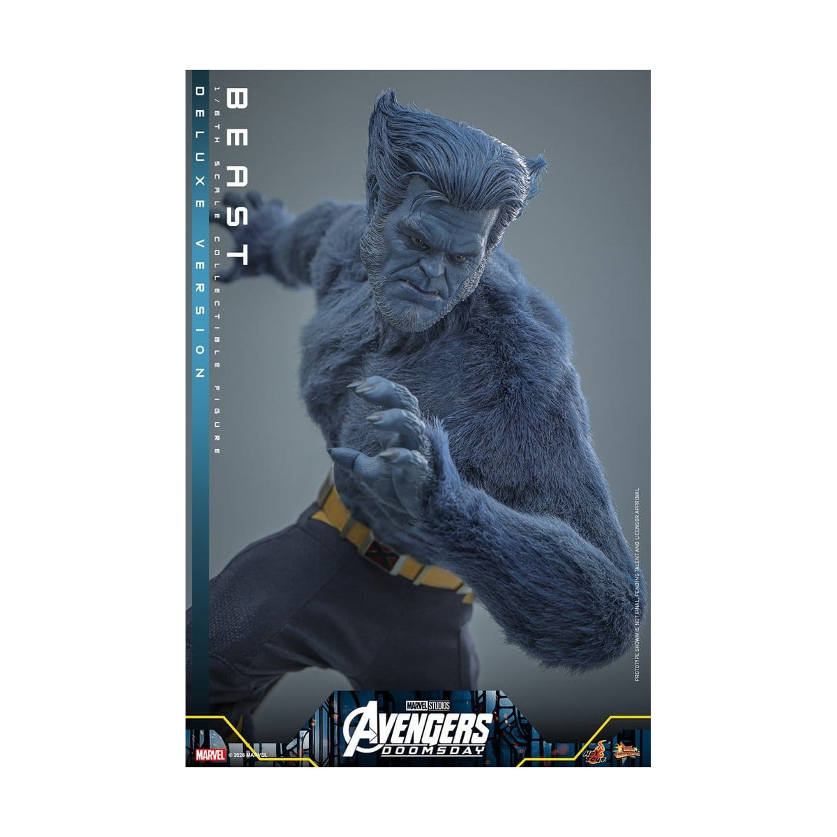 Hot Toys - Beast Deluxe Version MMS, 1/6 Scale - Avengers: Doomsday