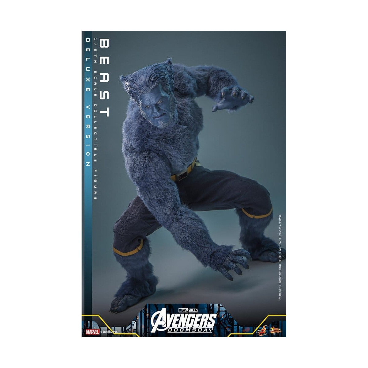 Hot Toys - Beast Deluxe Version MMS, 1/6 Scale - Avengers: Doomsday