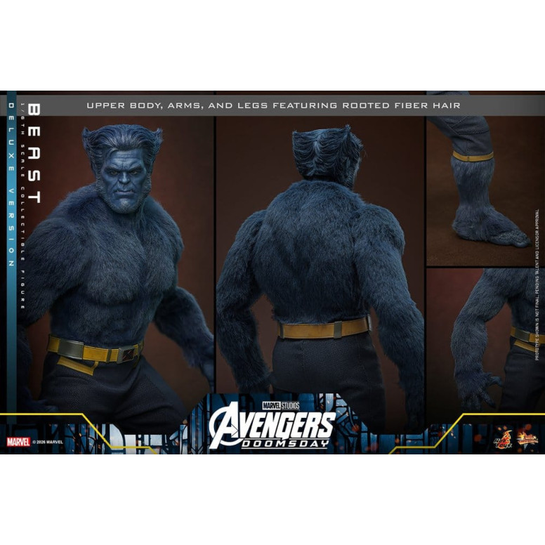 Hot Toys - Beast Deluxe Version MMS, 1/6 Scale - Avengers: Doomsday