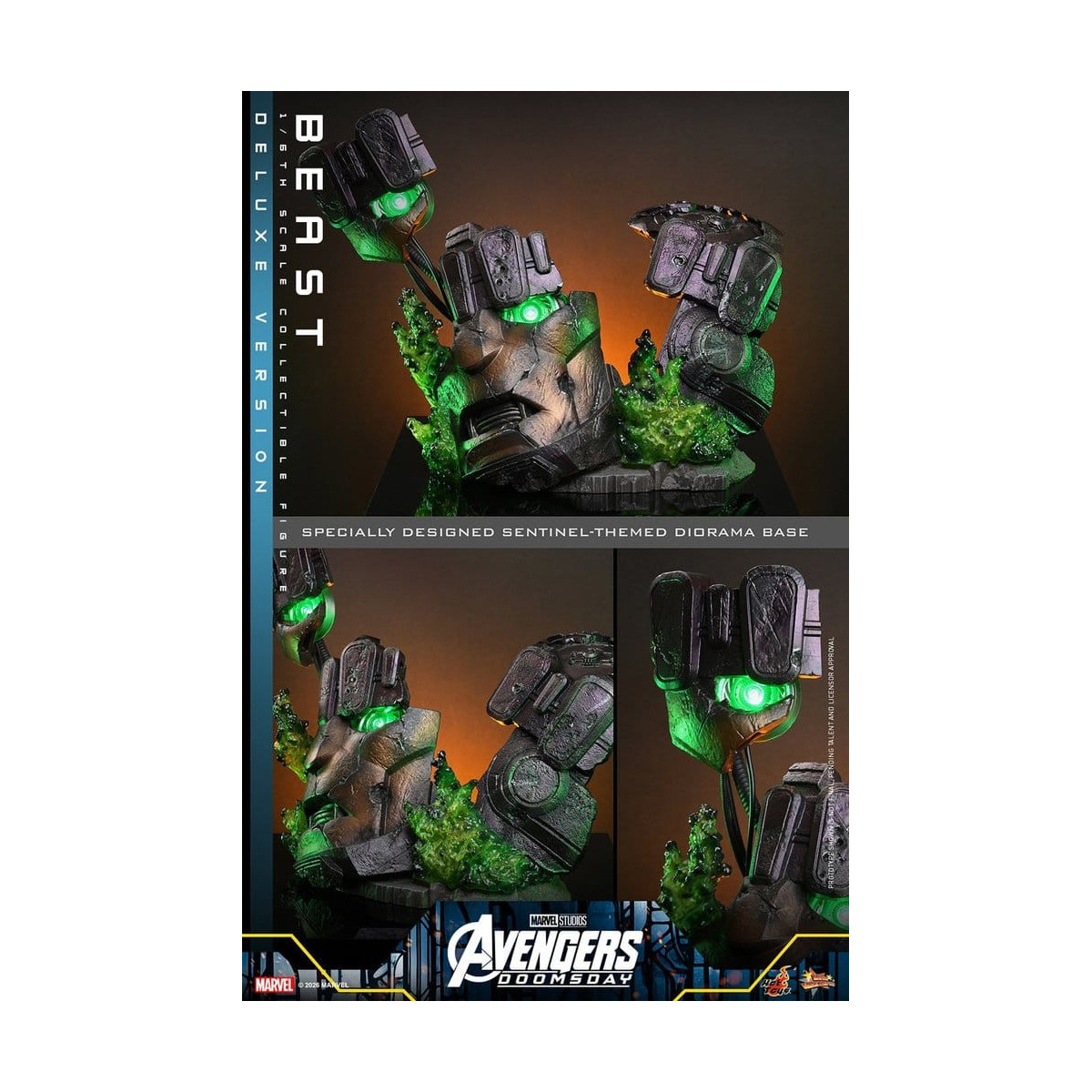 Hot Toys - Beast Deluxe Version MMS, 1/6 Scale - Avengers: Doomsday