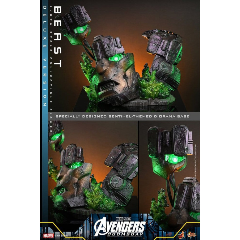 Hot Toys - Beast Deluxe Version MMS, 1/6 Scale - Avengers: Doomsday