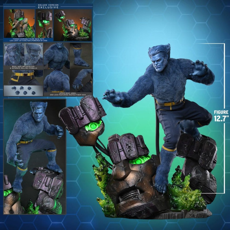 Hot Toys - Beast Deluxe Version MMS, 1/6 Scale - Avengers: Doomsday