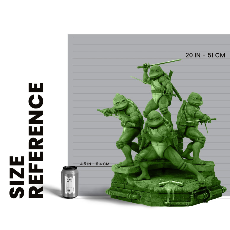 Pure Arts - Teenage Mutant Ninja Turtles 1/6 Scale Movie Diorama (1990)