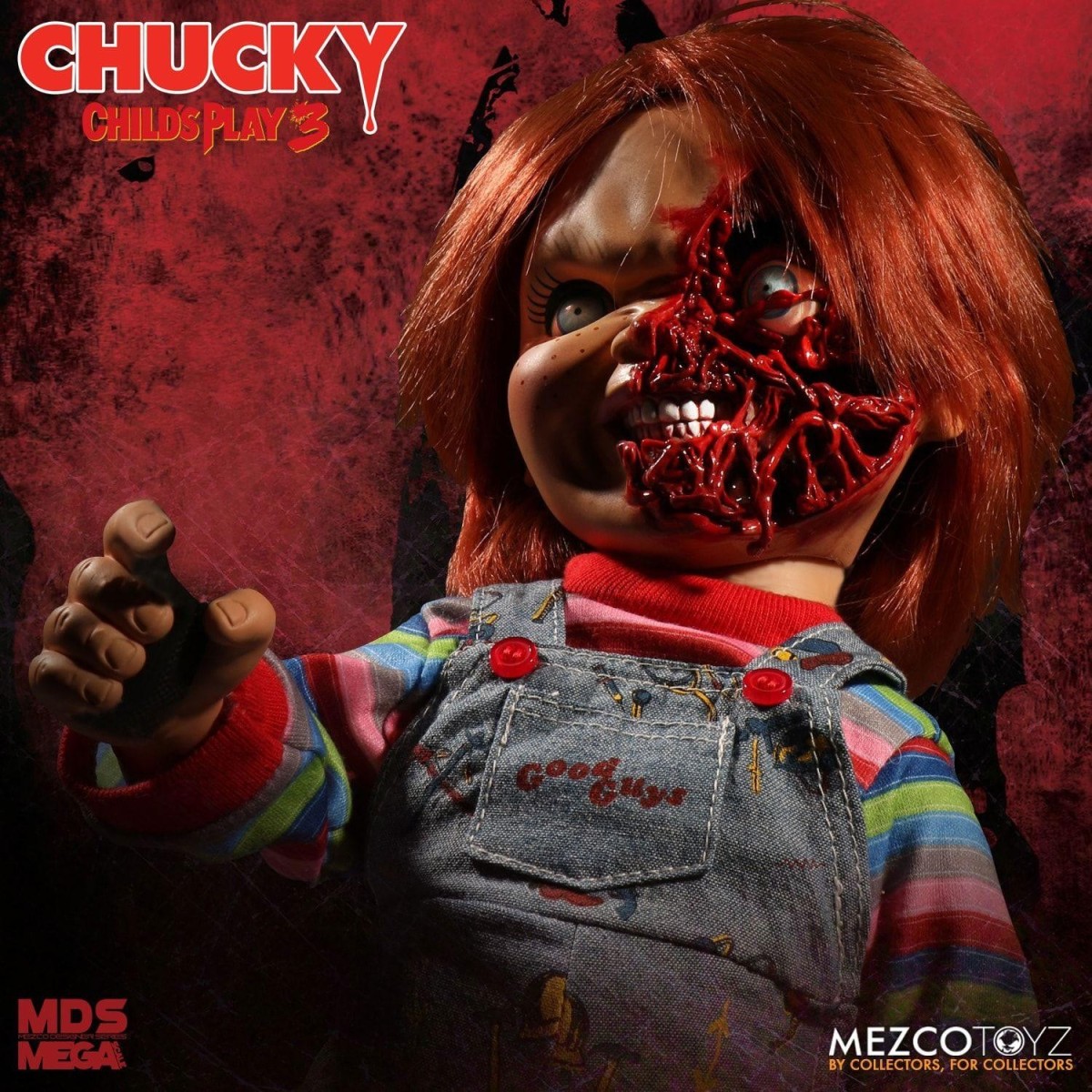 Mezco Figurine Mega Scale Chucky Damaged  - 38 cm