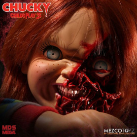 Mezco Figurine Mega Scale Chucky Damaged  - 38 cm