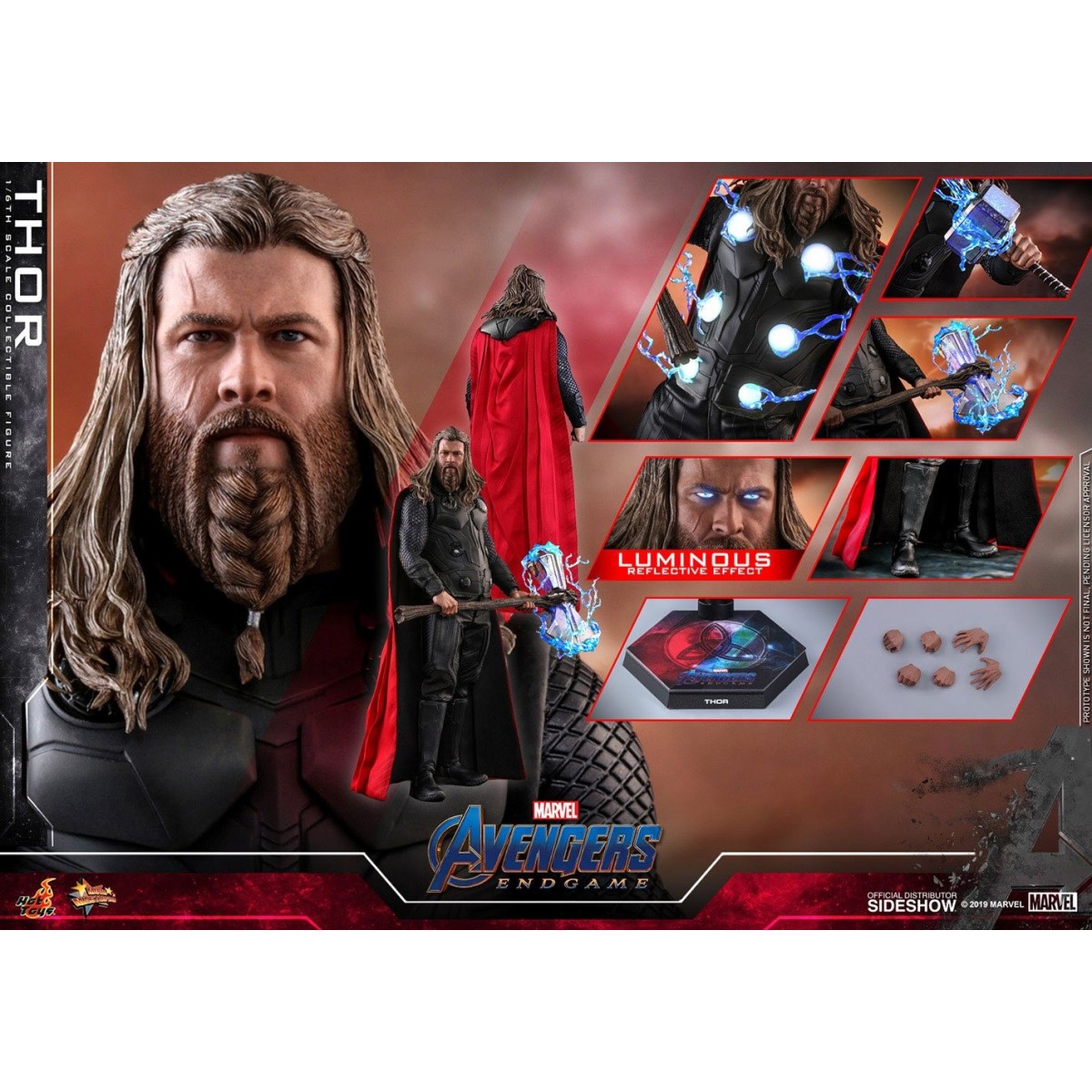 Hot Toys Iron Man 3 figurine Diecast 1/6 Iron Patriot