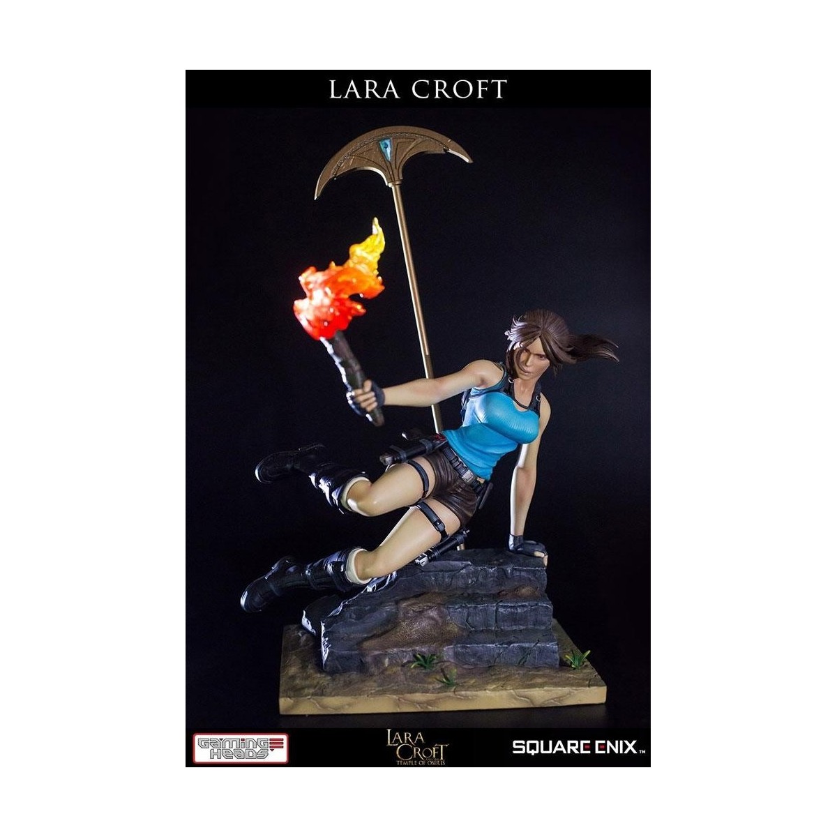 Gaming Head Statue Tomb Raider Temple of Osiris