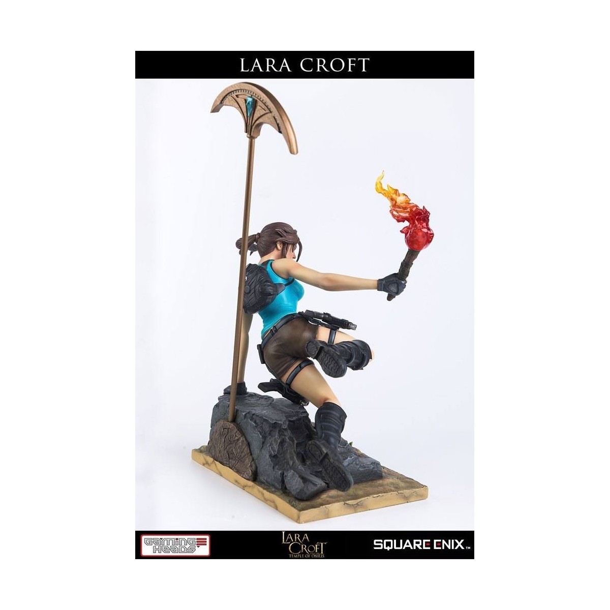 Gaming Head Statue Tomb Raider Temple of Osiris