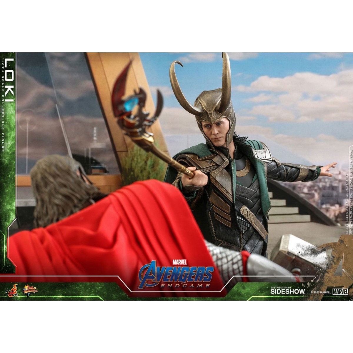 Hot toys Thor Ragnarok 1/6 Gladiator Hulk Movie Masterpiece 42 cm