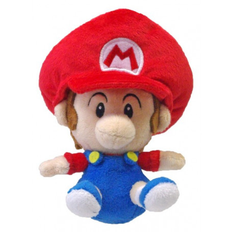 Super Mario Bros Peluche Bébé Mario 16 cm