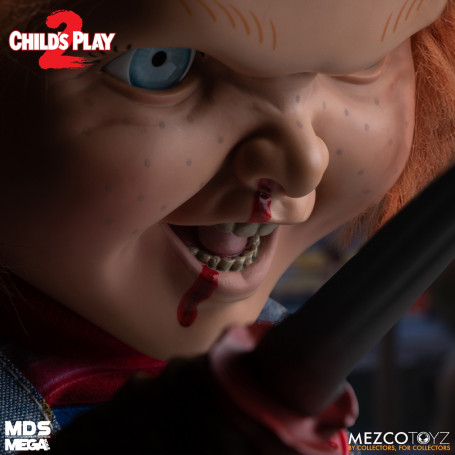Mezco Figurine Mega Scale Chucky Damaged  - 38 cm