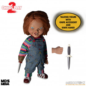Mezco Figurine Mega Scale Chucky Damaged  - 38 cm