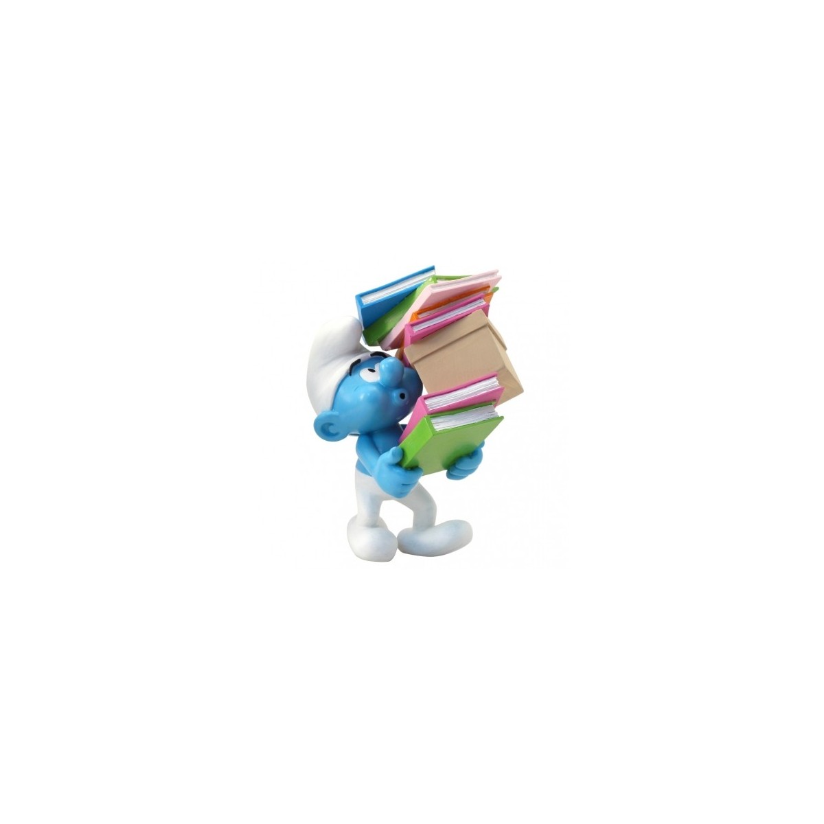 Collectoys - Smurfs - Smurf with a stack of books