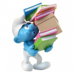 Collectoys - Smurfs - Smurf with a stack of books
