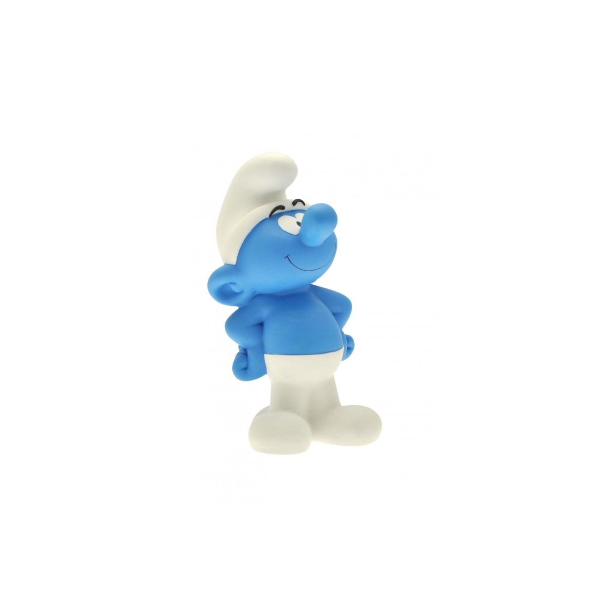 Plastoy - Smurf piggy bank with hands in the back