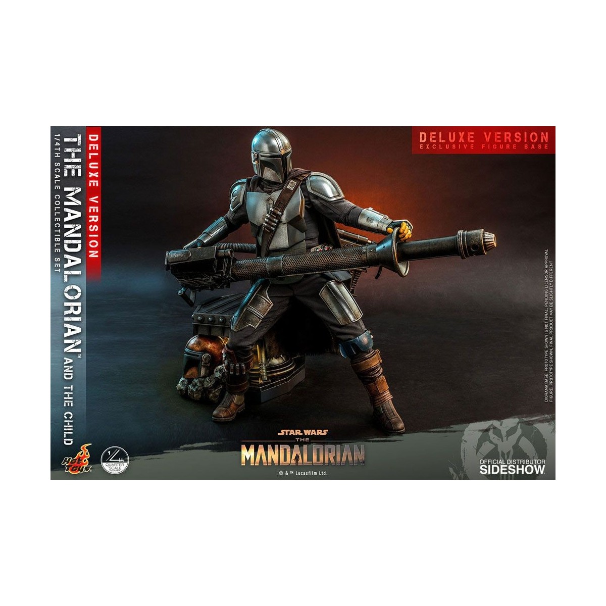 Hot Toys Star Wars - The Mandalorian and the Child Deluxe 1/4