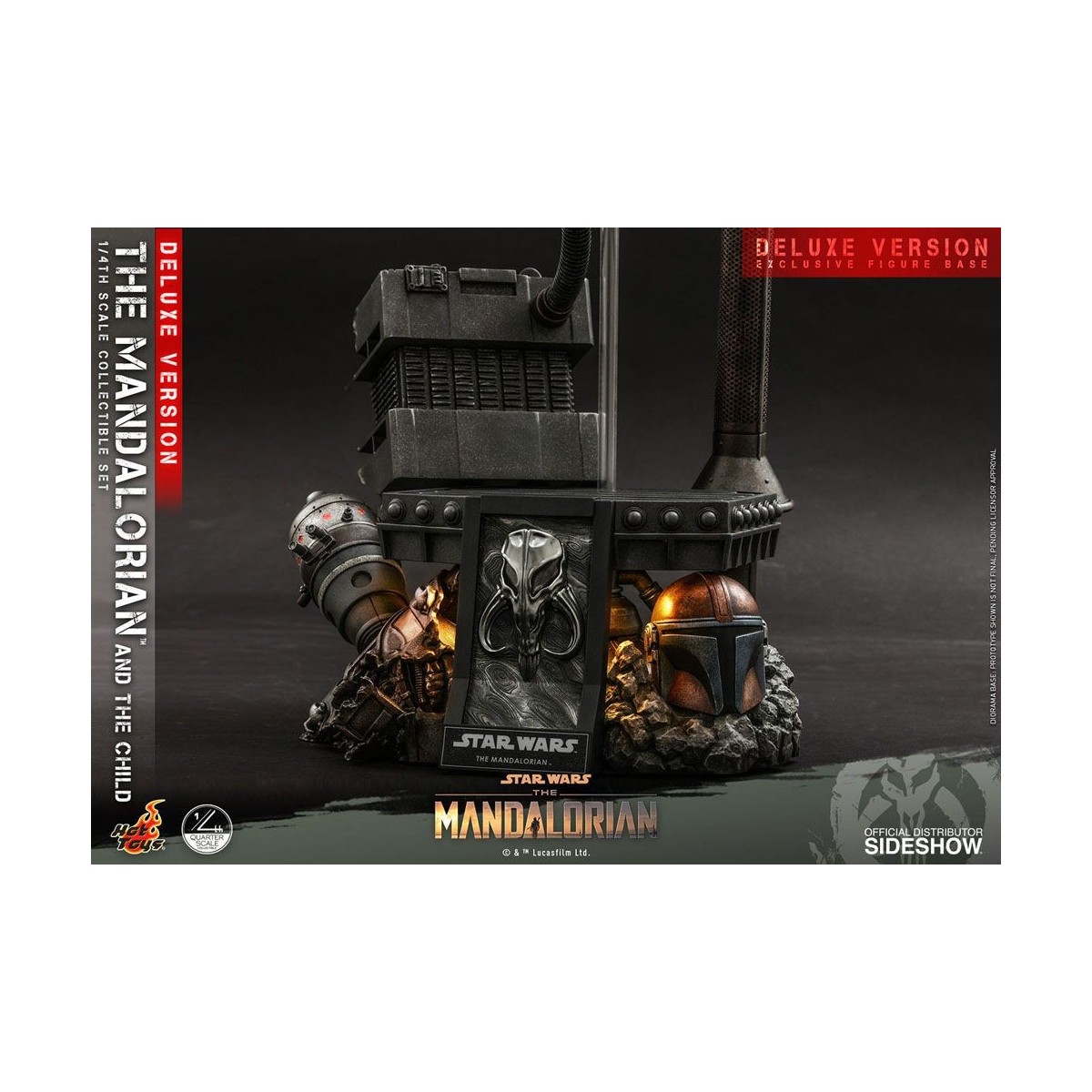 Hot Toys Star Wars - The Mandalorian and the Child Deluxe 1/4