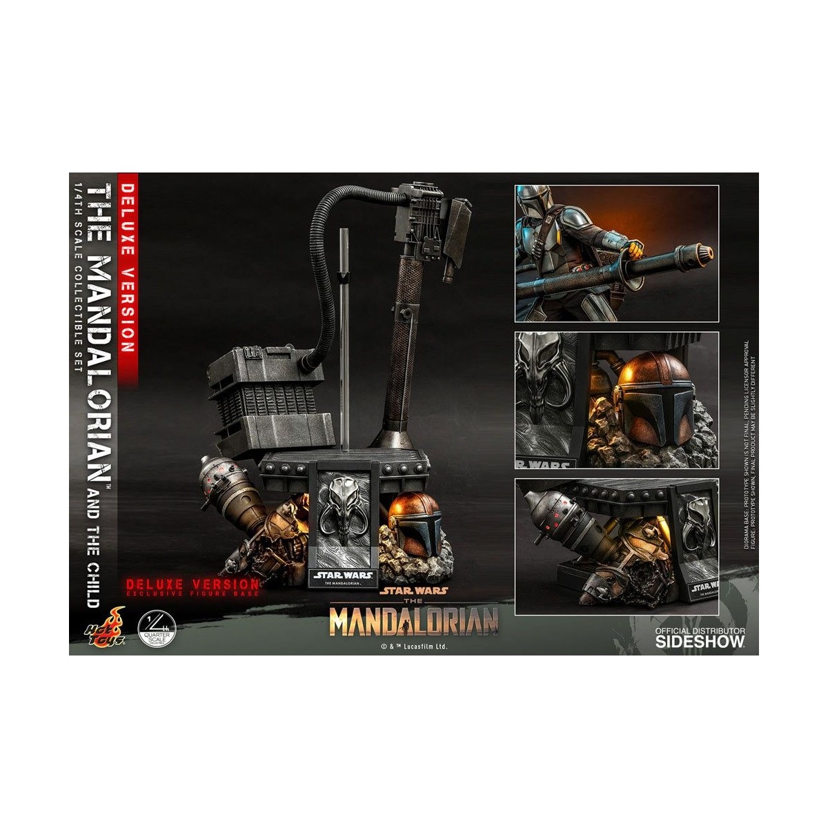 Hot Toys Star Wars - The Mandalorian and the Child Deluxe 1/4