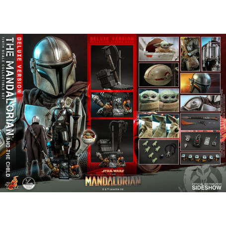 Hot Toys Star Wars - The Mandalorian and the Child Deluxe 1/4