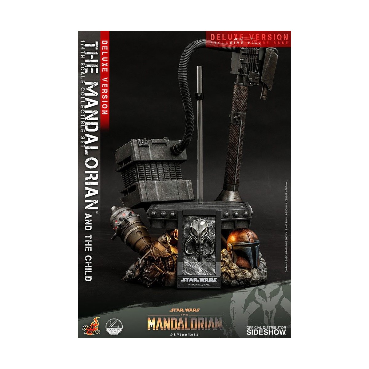 Hot Toys Star Wars - The Mandalorian and the Child Deluxe 1/4