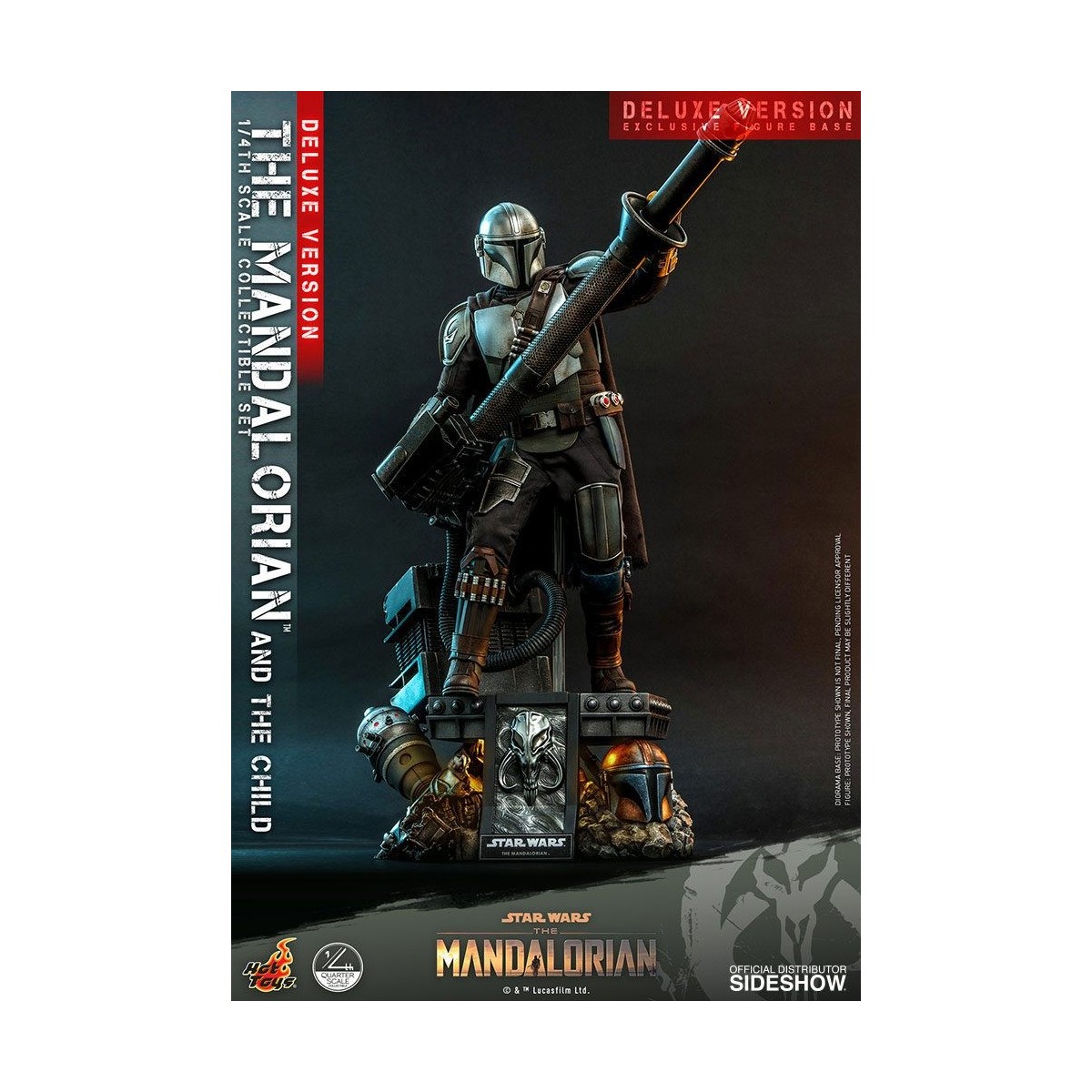 Hot Toys Star Wars - The Mandalorian and the Child Deluxe 1/4