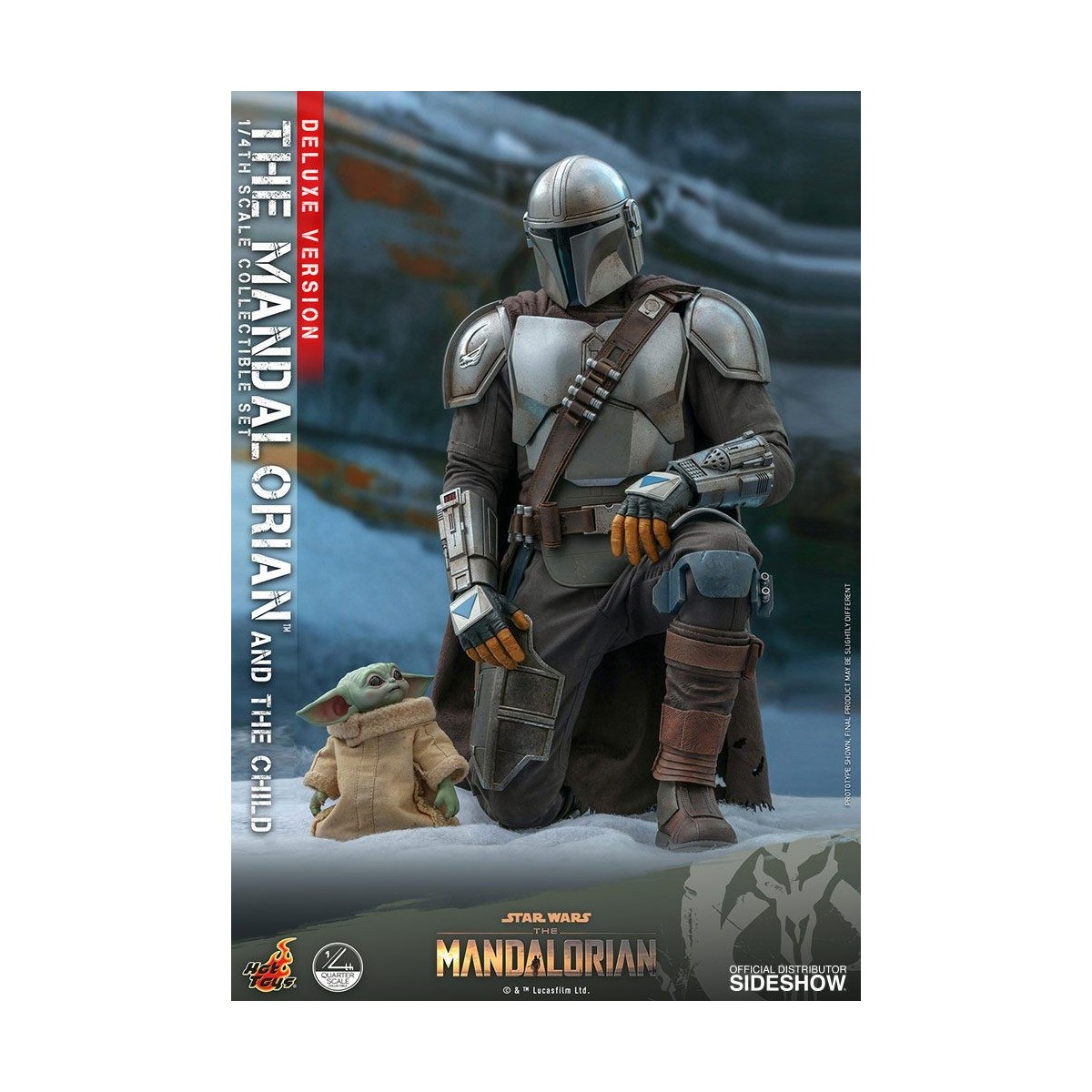 Hot Toys Star Wars - The Mandalorian and the Child Deluxe 1/4
