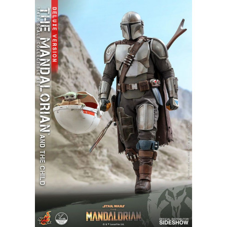 Hot Toys Star Wars - The Mandalorian and the Child Deluxe 1/4