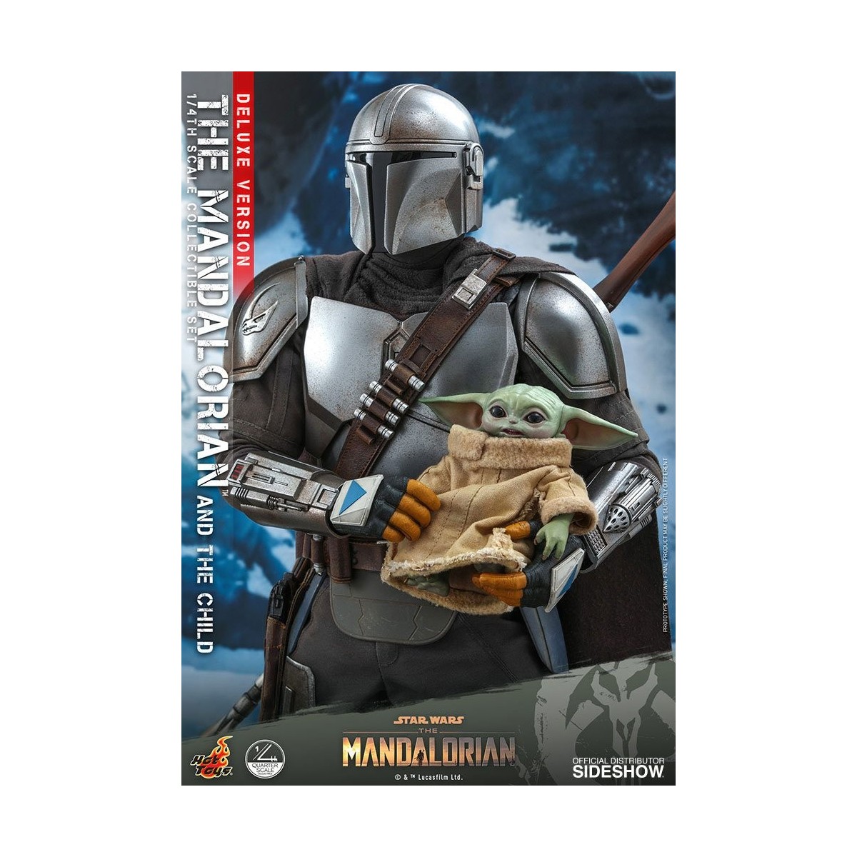 Hot Toys Star Wars - The Mandalorian and the Child Deluxe 1/4