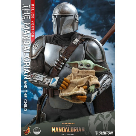 Hot Toys Star Wars - The Mandalorian and the Child Deluxe 1/4