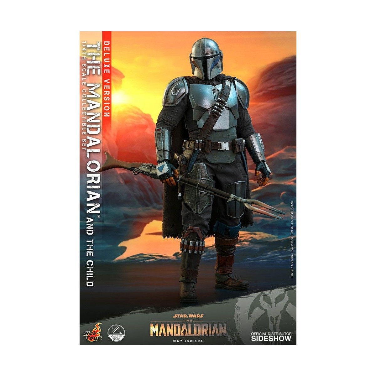 Hot Toys Star Wars - The Mandalorian and the Child Deluxe 1/4