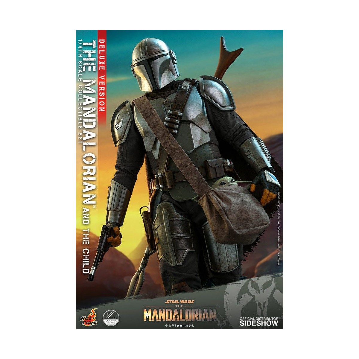 Hot Toys Star Wars - The Mandalorian and the Child Deluxe 1/4