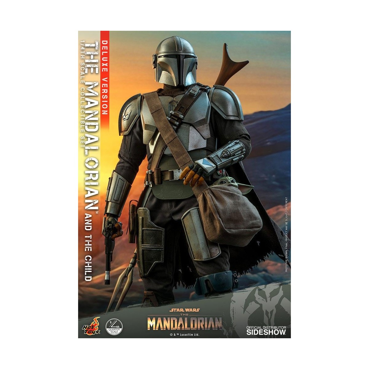 Hot Toys Star Wars - The Mandalorian and the Child Deluxe 1/4