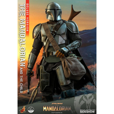 Hot Toys Star Wars - The Mandalorian and the Child Deluxe 1/4