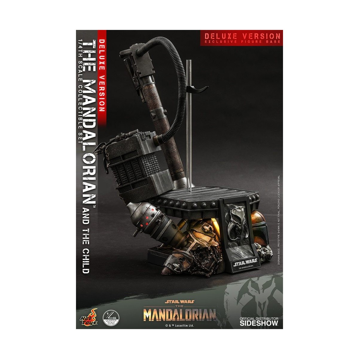 Hot Toys Star Wars - The Mandalorian and the Child Deluxe 1/4