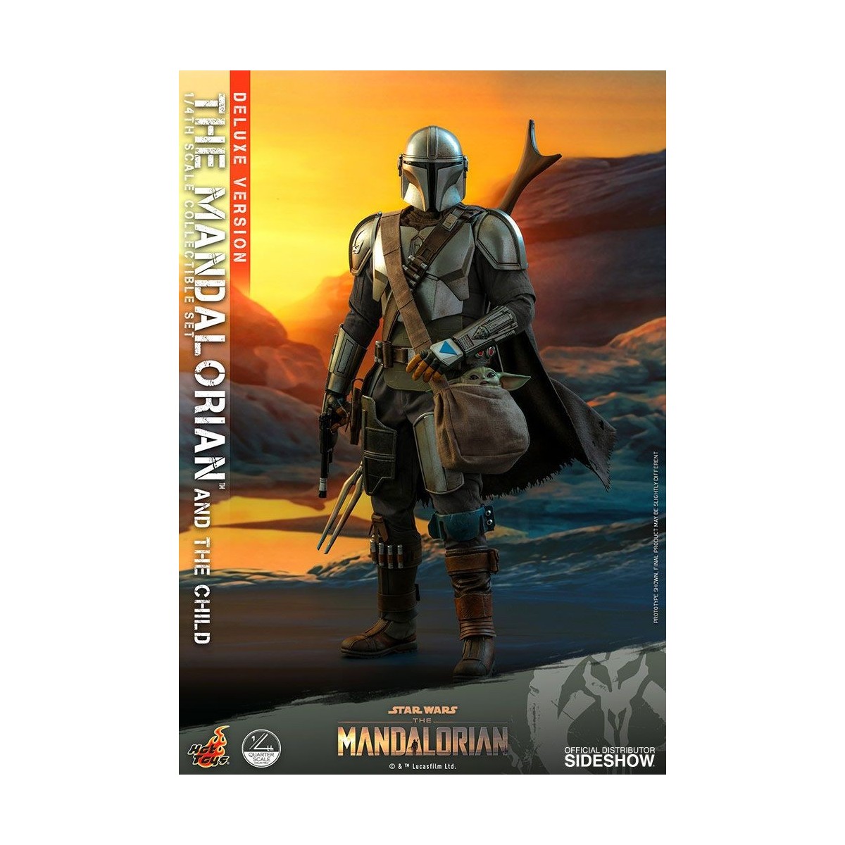 Hot Toys Star Wars - The Mandalorian and the Child Deluxe 1/4