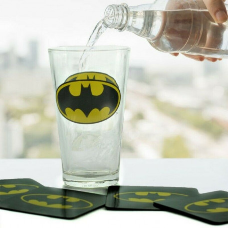 DC Comics - Batman Dark Knight - Maxi Glass and Coasters
