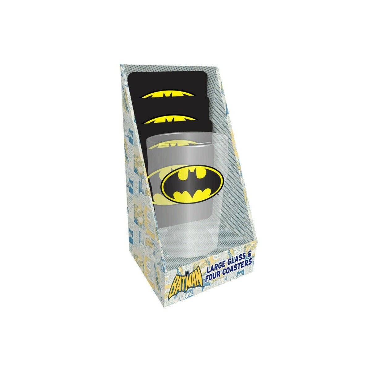DC Comics - Batman Dark Knight - Maxi Glass and Coasters