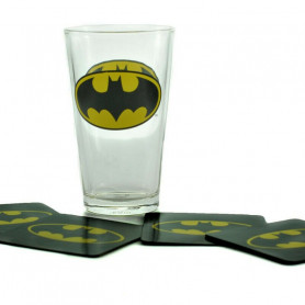 DC Comics - Batman Dark Knight - Maxi Glass and Coasters