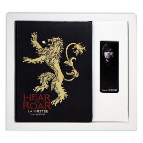 Game of Thrones - Notebook and Bookmark - Stark