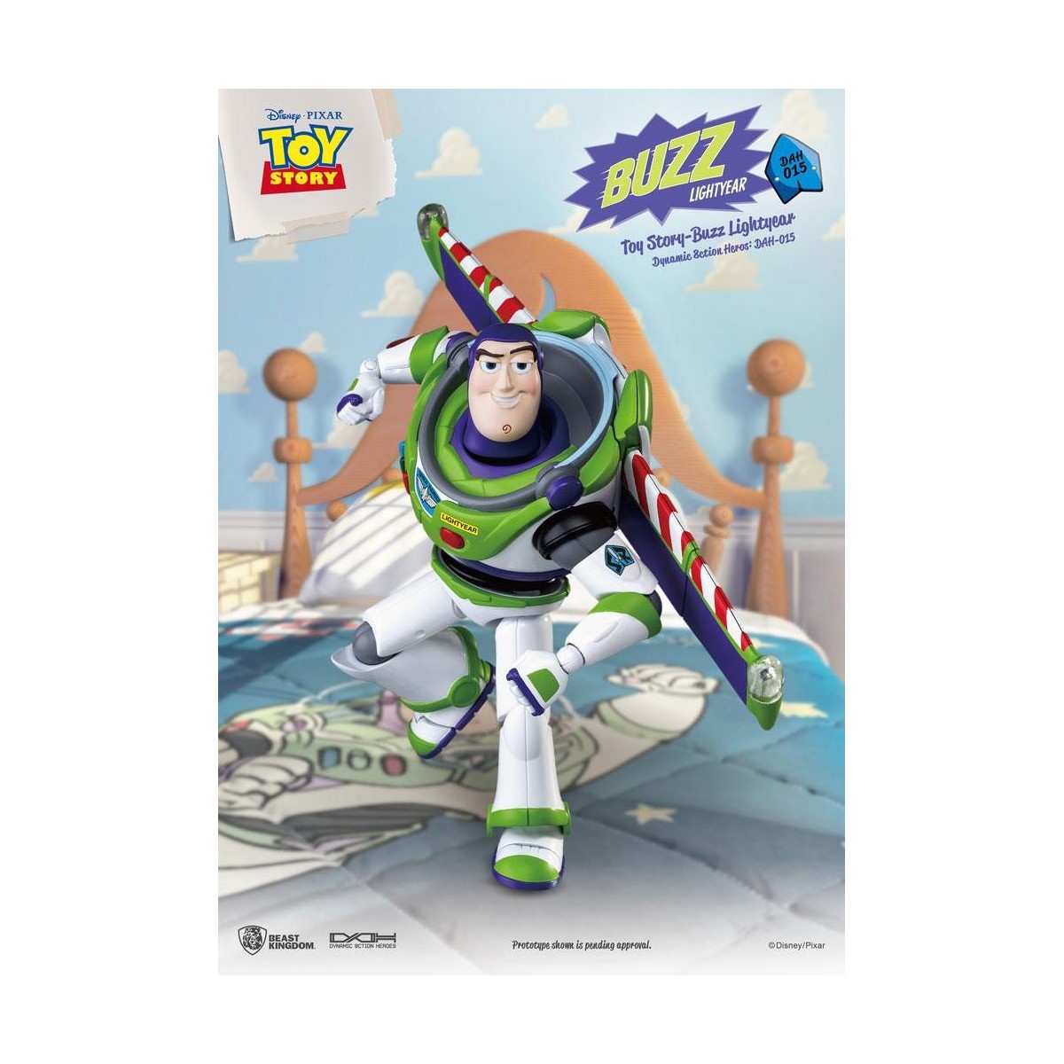 Beast Kingdom - Toy Story Buzz Lightyear - Dynamic Action Heroes 1/9 action figure