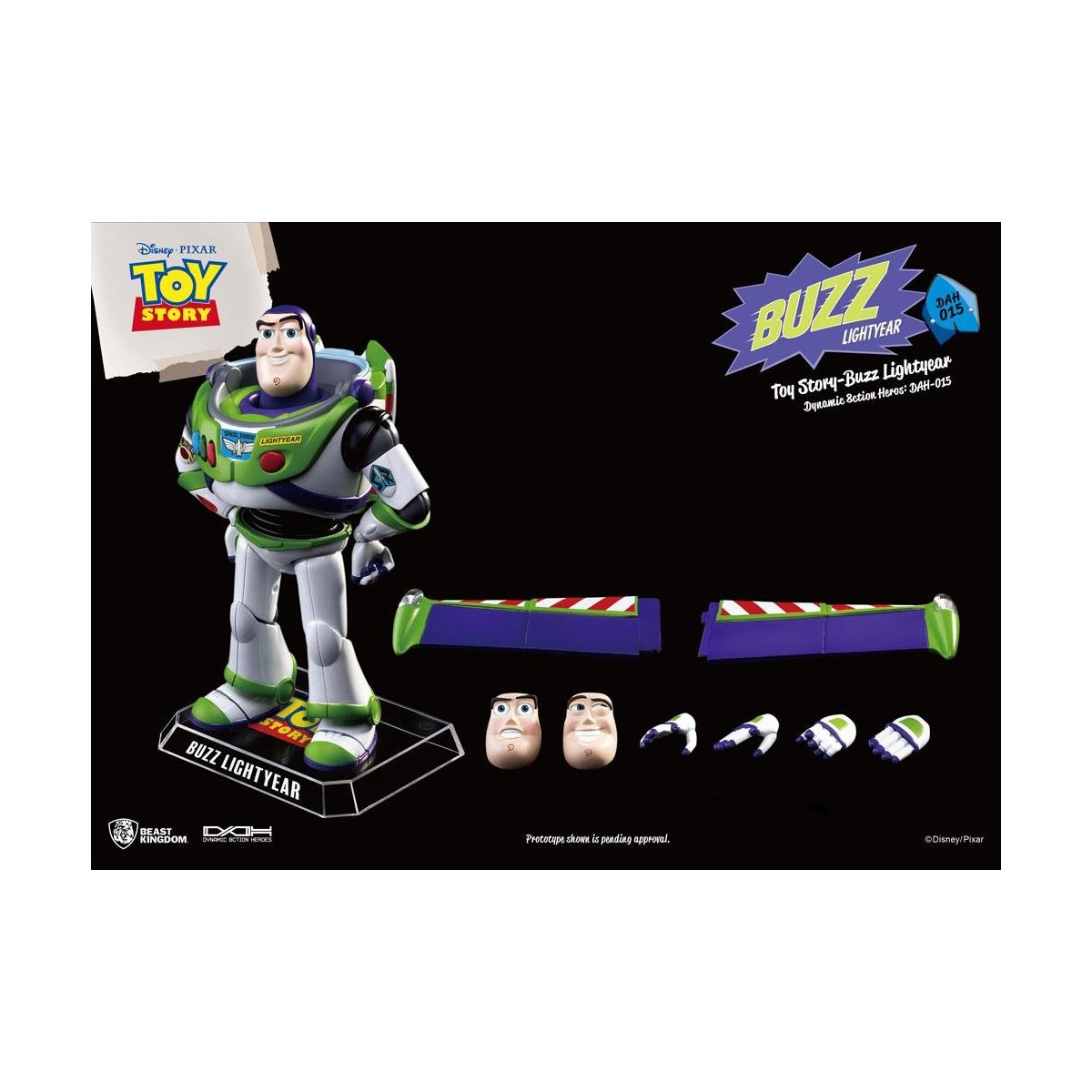 Beast Kingdom - Toy Story Buzz Lightyear - Dynamic Action Heroes 1/9 action figure