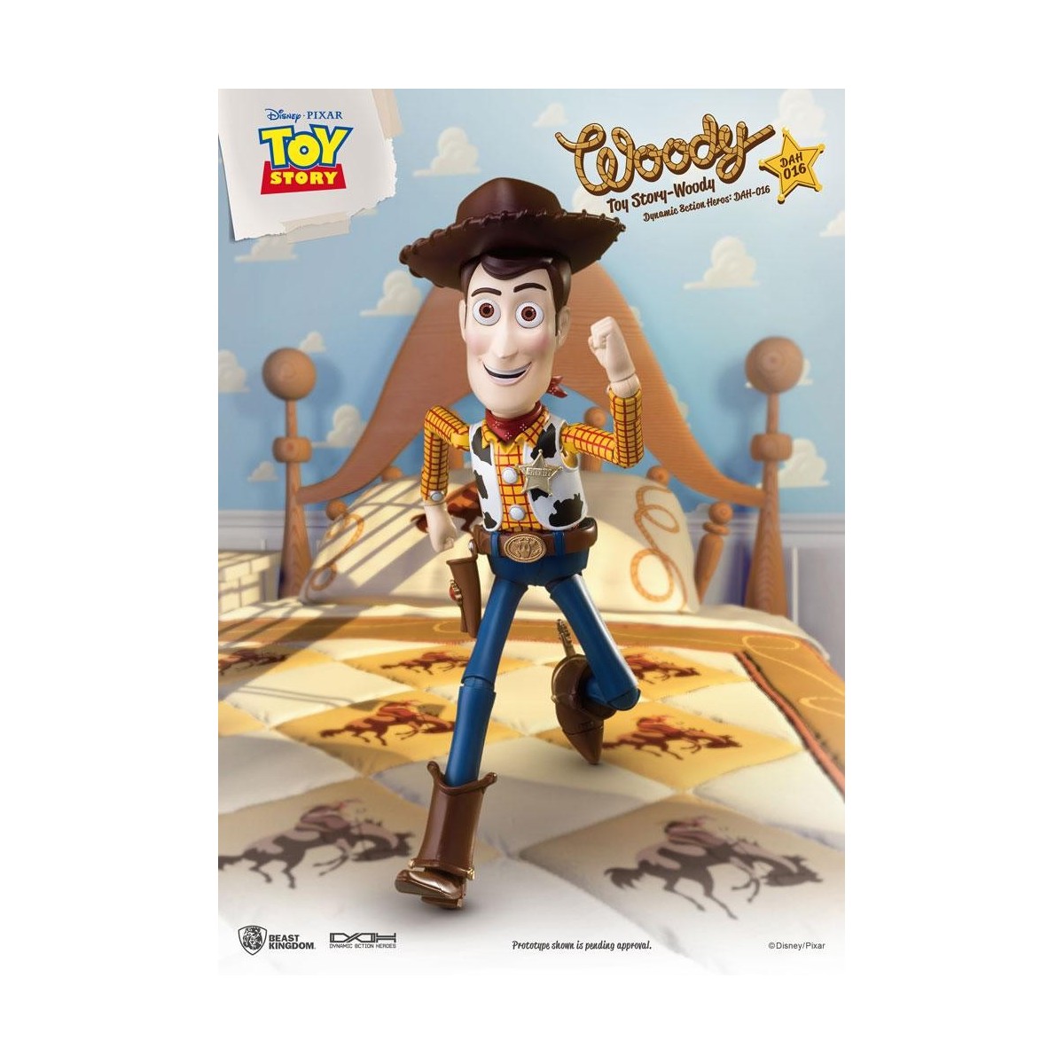Beast Kingdom - Toy Story Woody - Dynamic Action Heroes 1/9 action figure
