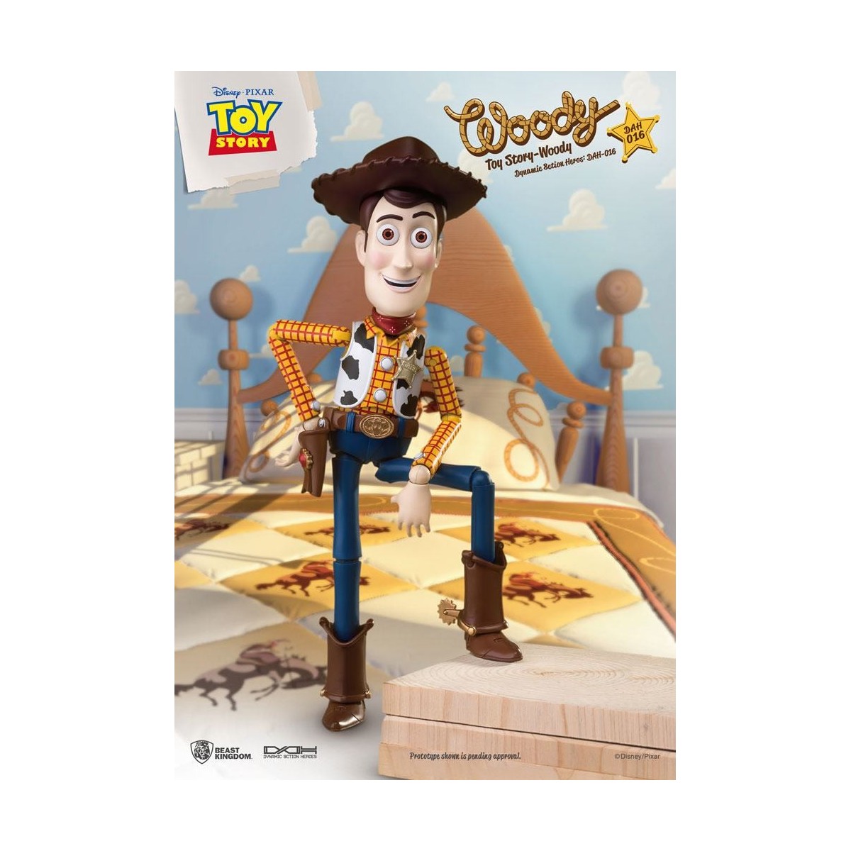 Beast Kingdom - Toy Story Woody - Dynamic Action Heroes 1/9 action figure