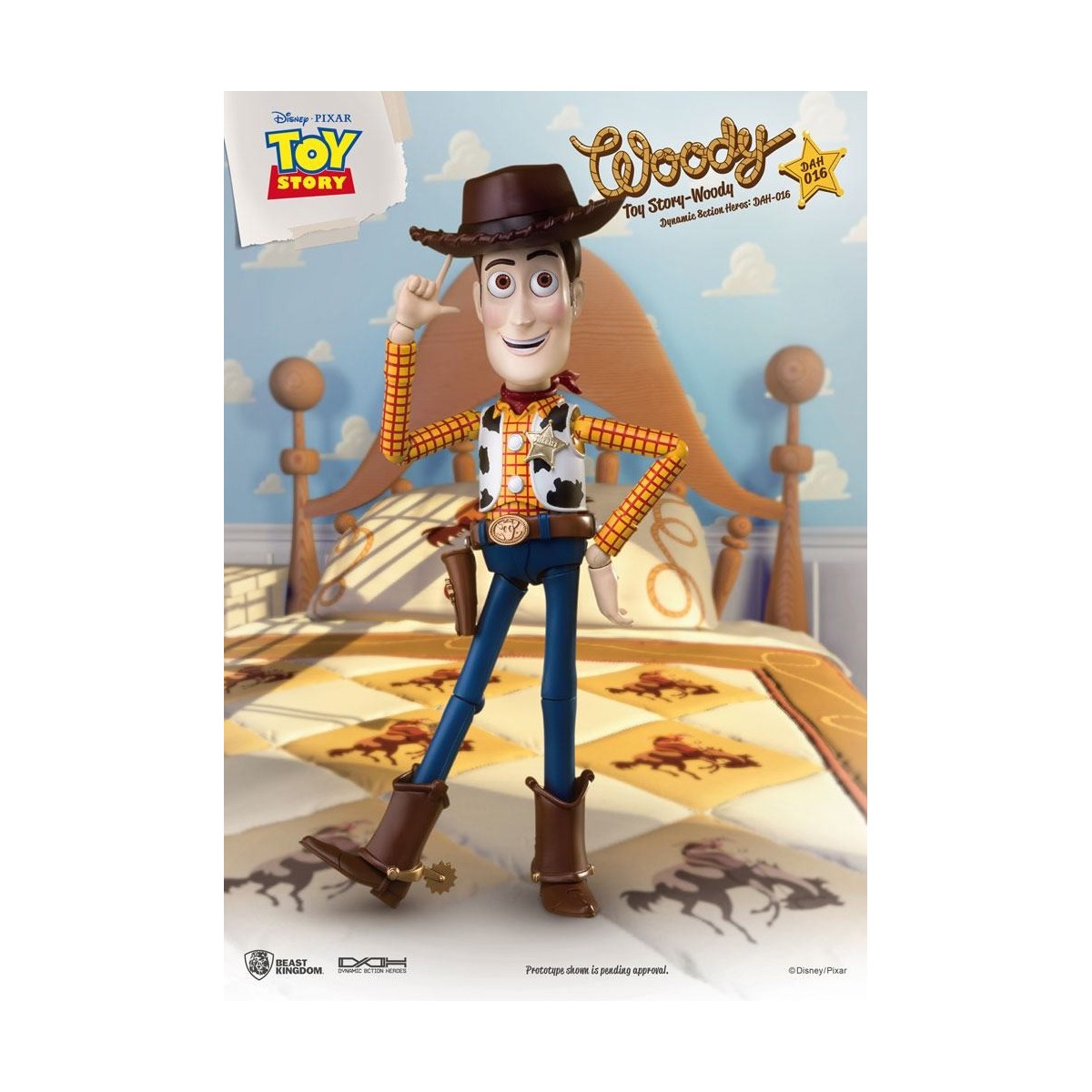 Beast Kingdom - Toy Story Woody - Dynamic Action Heroes 1/9 action figure