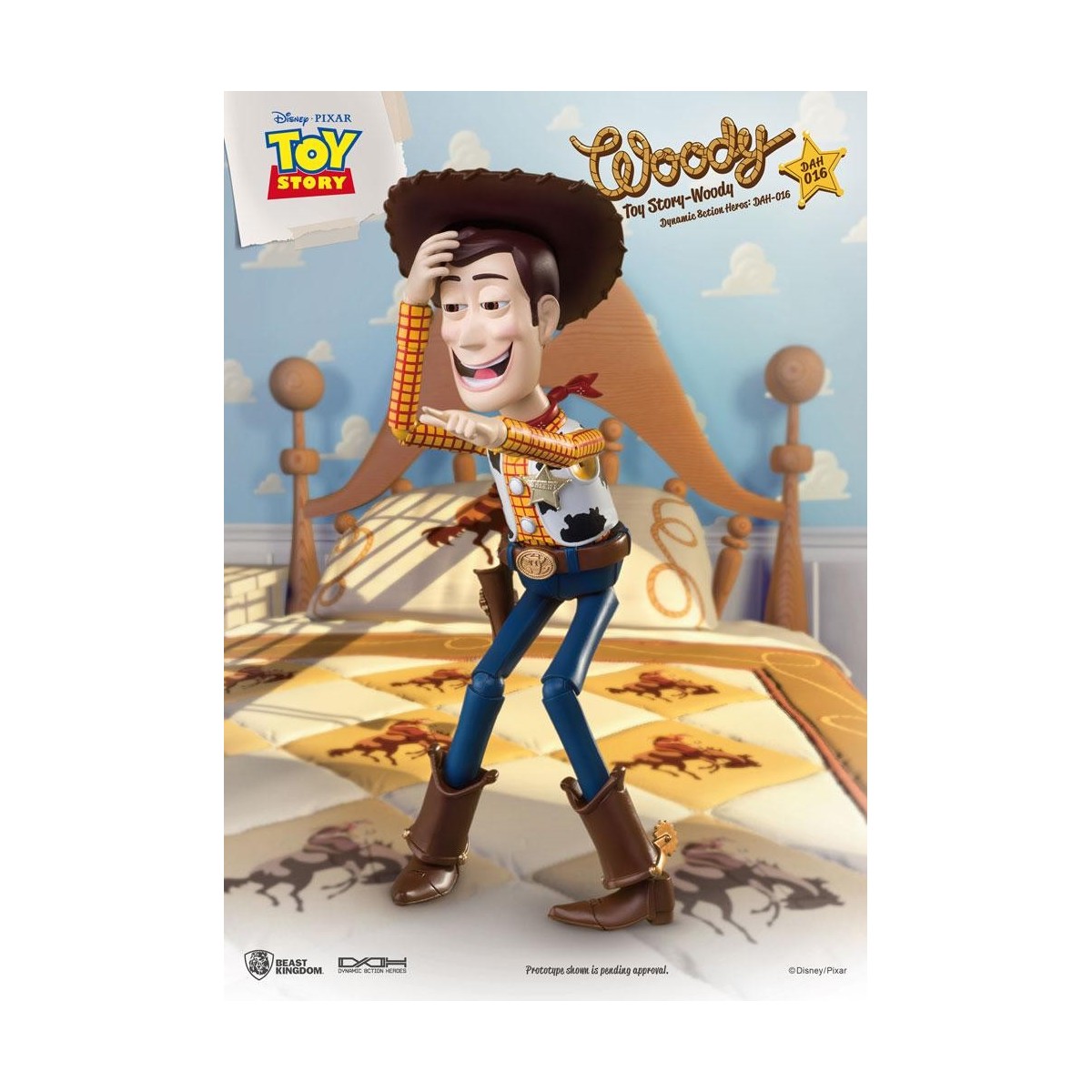 Beast Kingdom - Toy Story Woody - Dynamic Action Heroes 1/9 action figure
